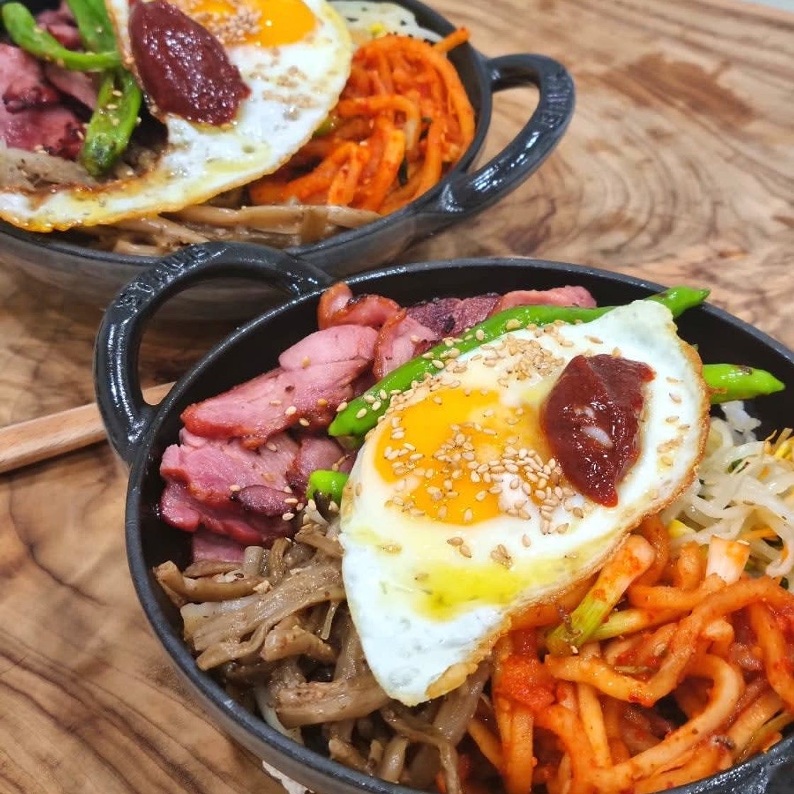 훈제오리 요리 돌솥비빔밥 만들기 간단한 한그릇 요리 :: 인덕션도 돌솥비빔밥 가능해요!