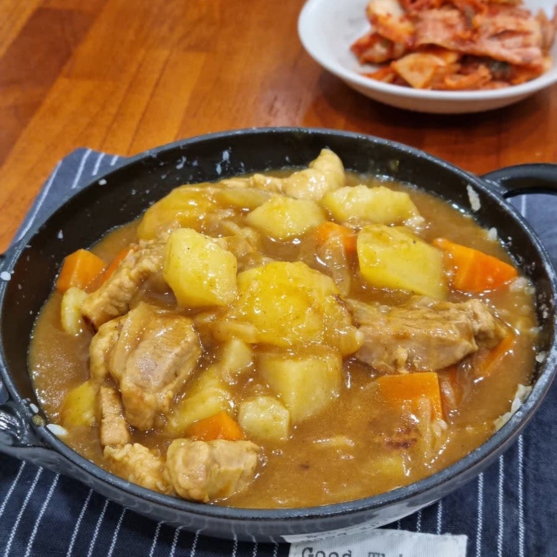 돼지고기 카레 만드는 법 양파 카레 양파 캐러멜라이징 풍미가 최고예요