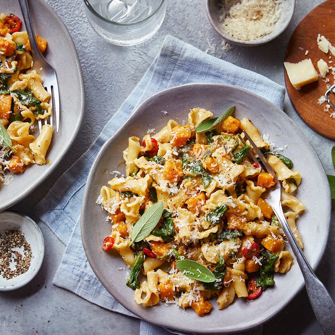 Butternut squash and sage pasta