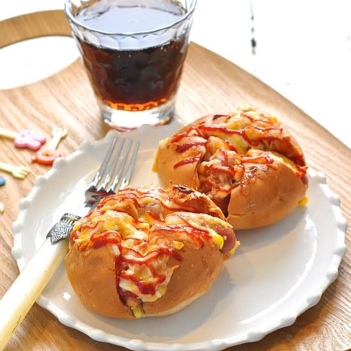 모닝빵피자