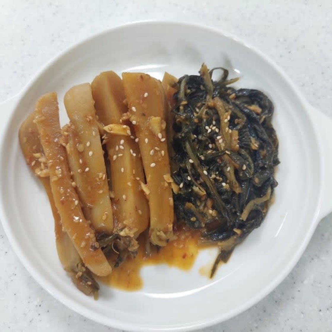총각김치 지짐 알타리된장지짐 묵은지요리