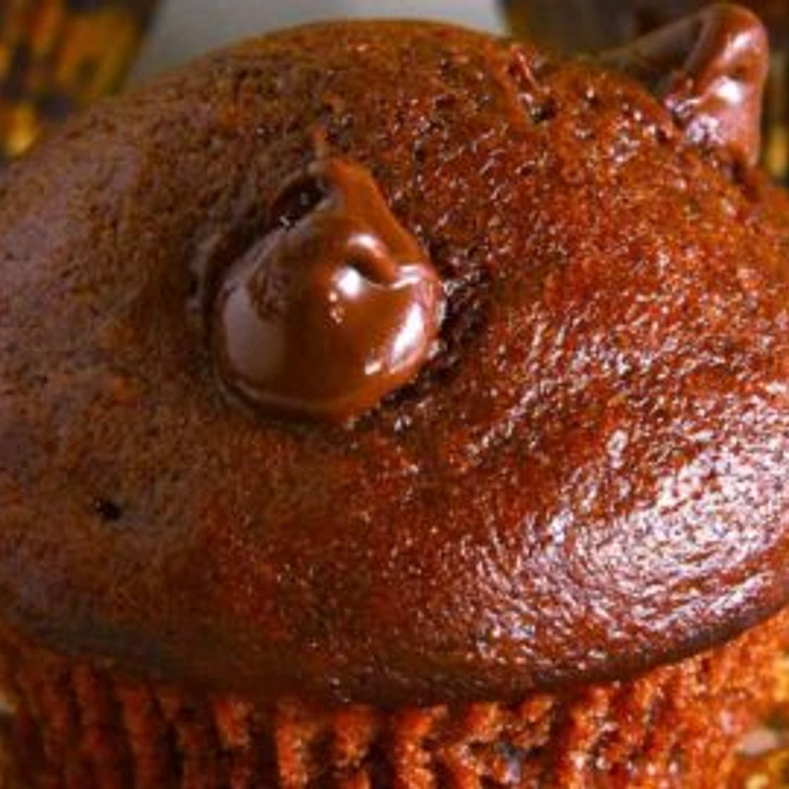 Eggless Double Chocolate Banana Muffins