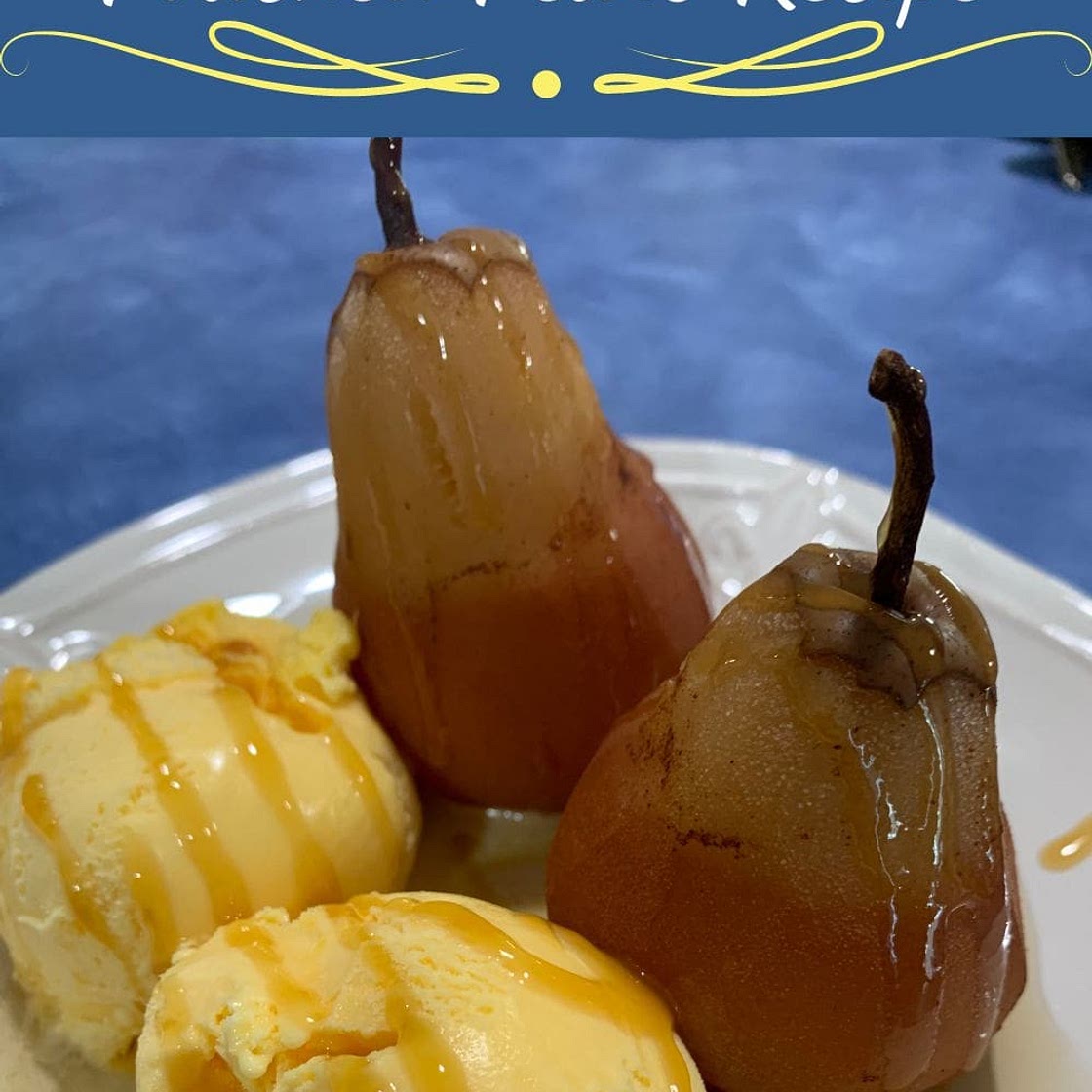 Slow Cooker Poached Pears Recipe