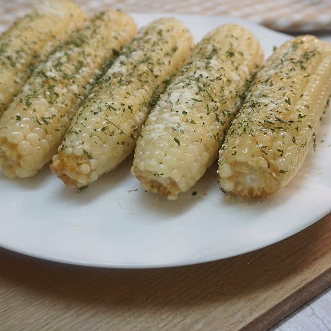 노설탕 노오븐 옥수수 버터구이