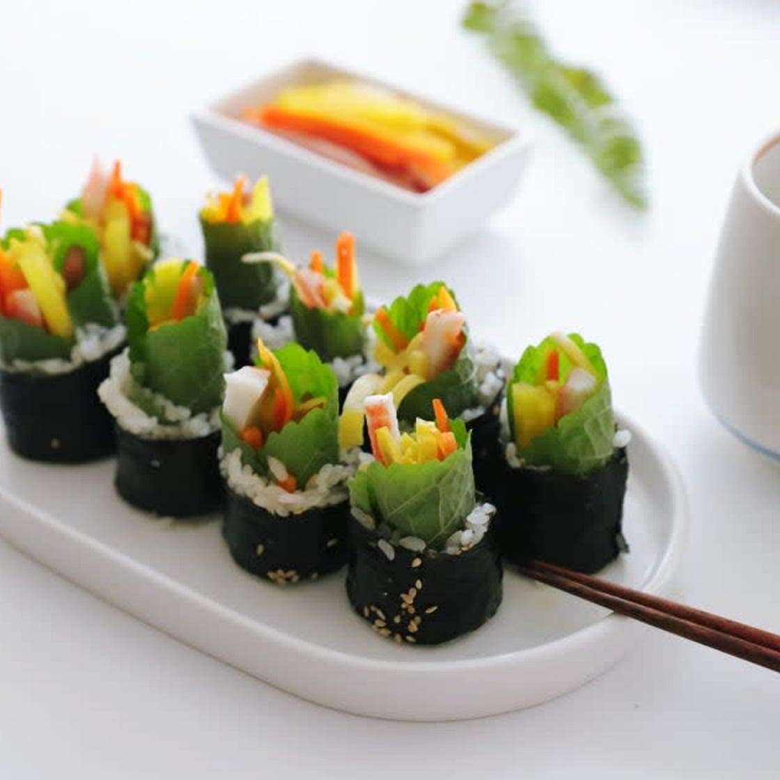 꼬다리김밥 만들기 김밥맛있게싸는법 꼬마김밥 간단김밥 만드는법