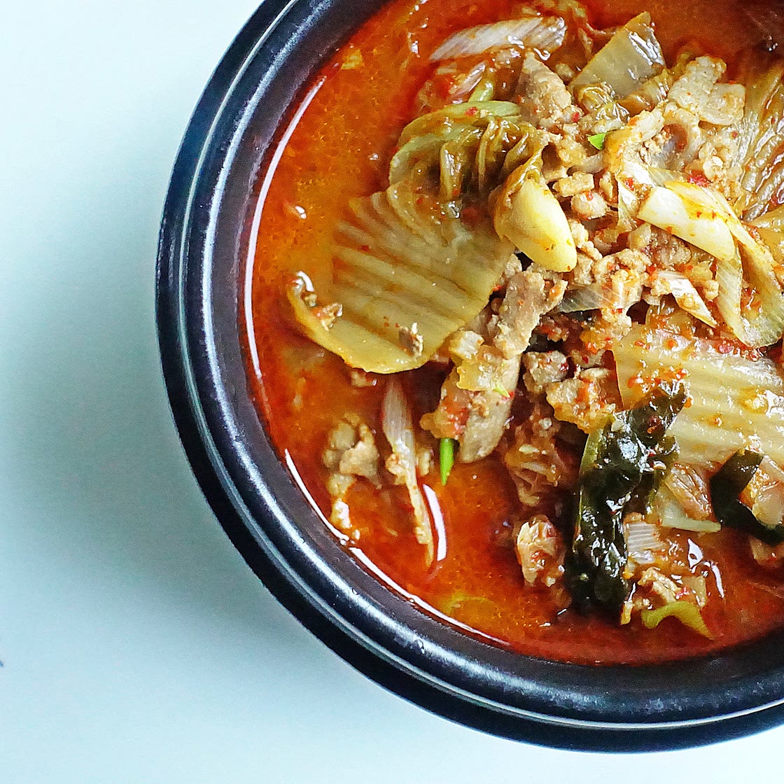 김치찌개 맛있게 끓이는법 대패삼겹살요리