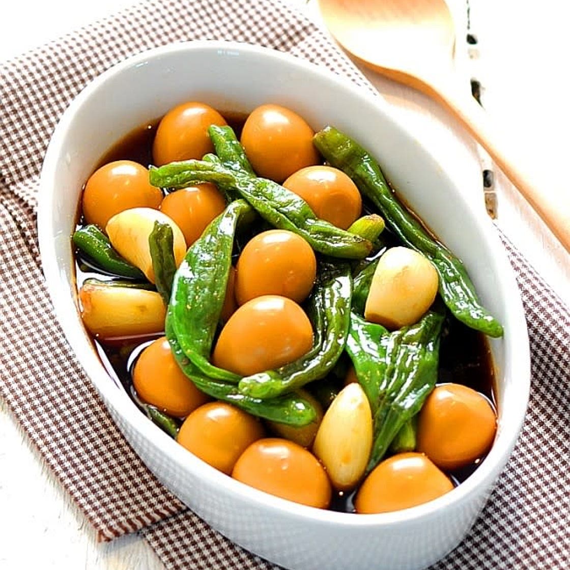 꽈리고추메추리알장조림