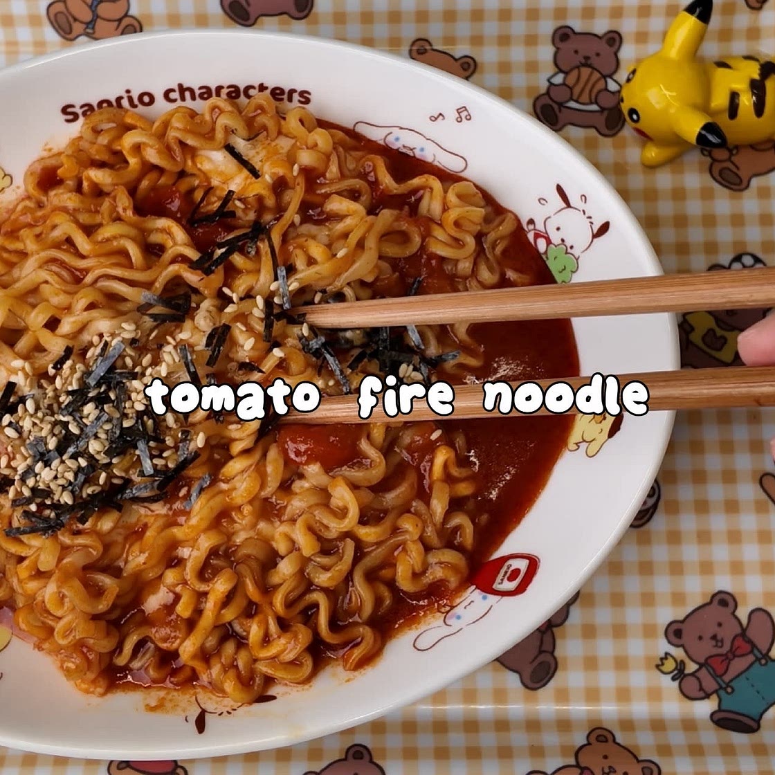 Tomato fire noodle