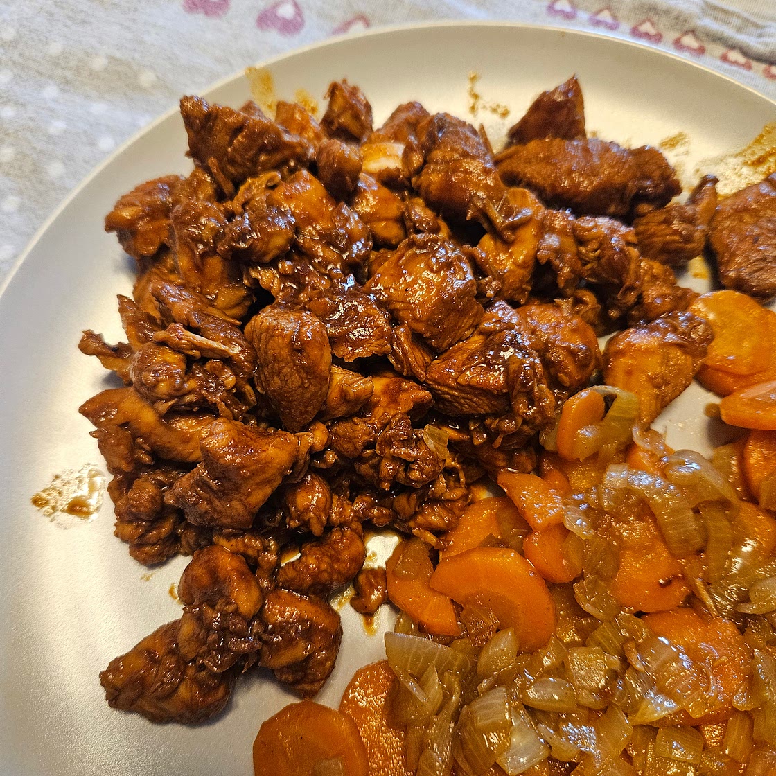 Sticky honey lemon chicken