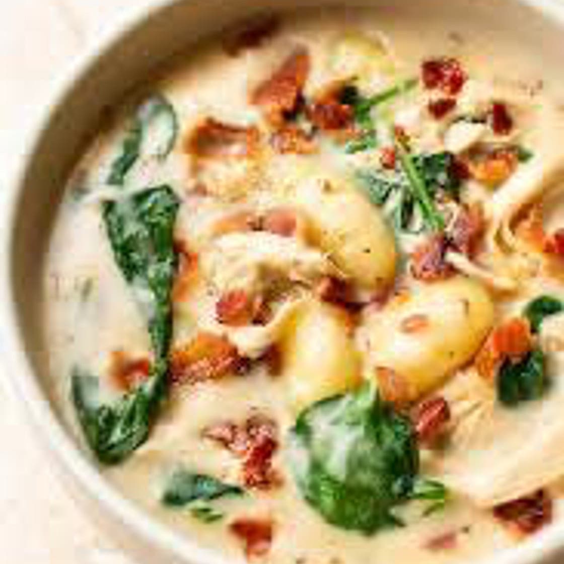 Chicken & Bacon Gnocchi Soup