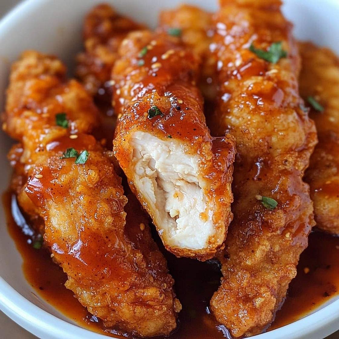 Sweet garlic chicken tenders