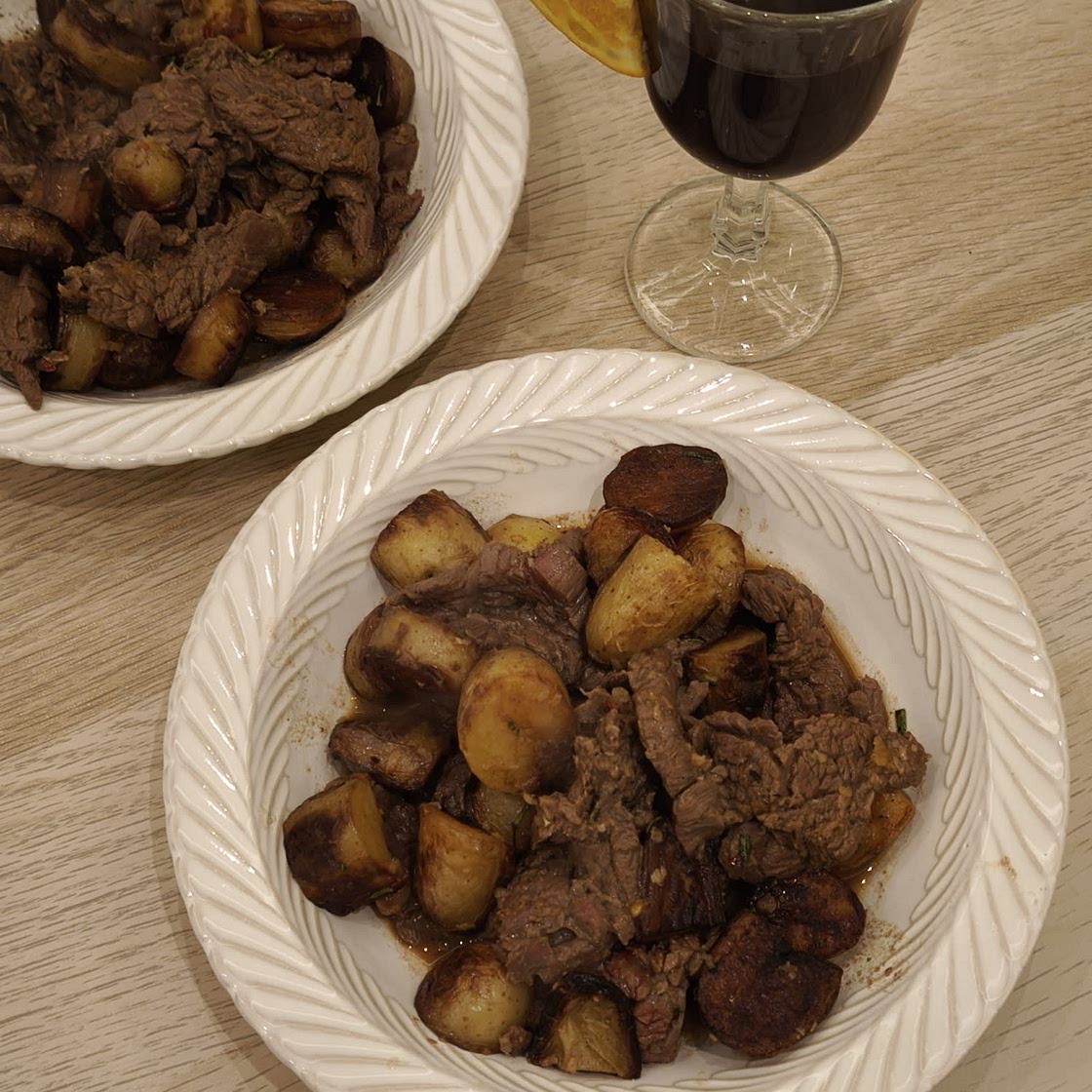 Garlic Butter Steak and Potatoes Skillet