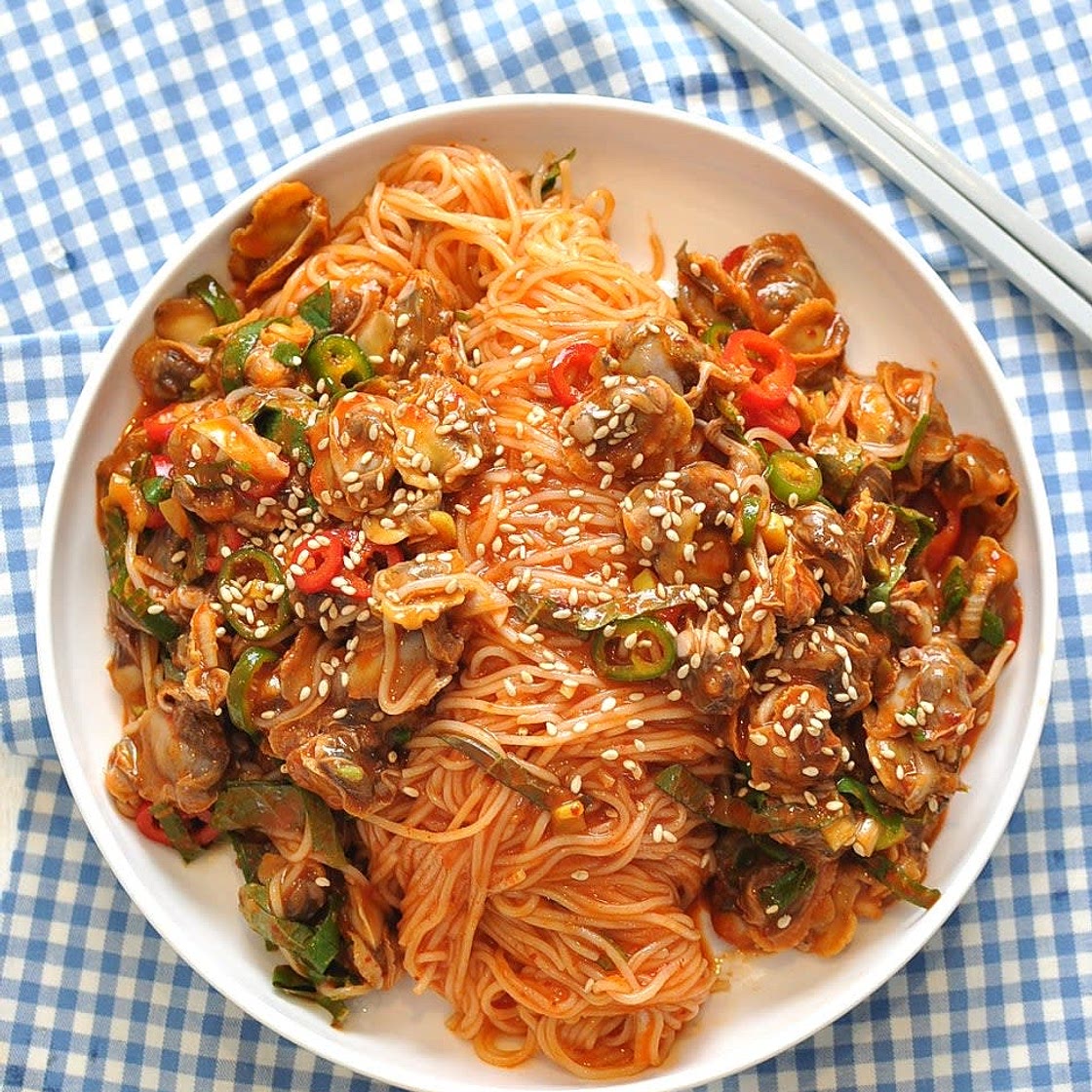 꼬막비빔국수