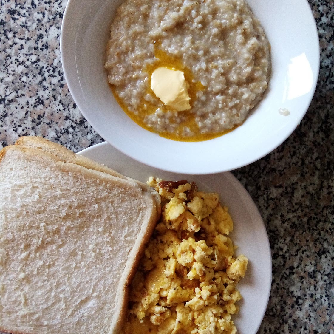 Oats and eggs
