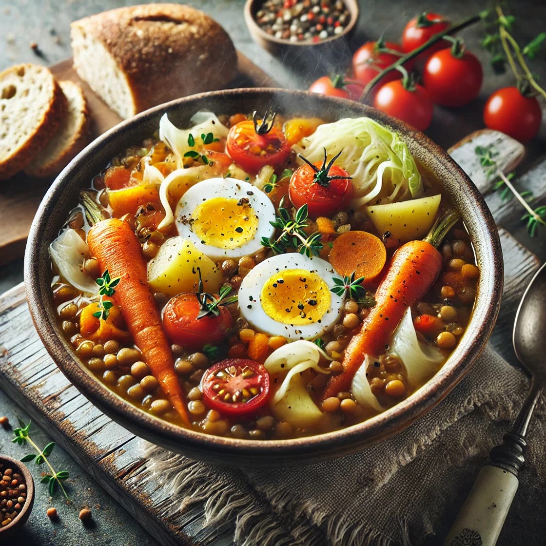 Soupe de lentilles