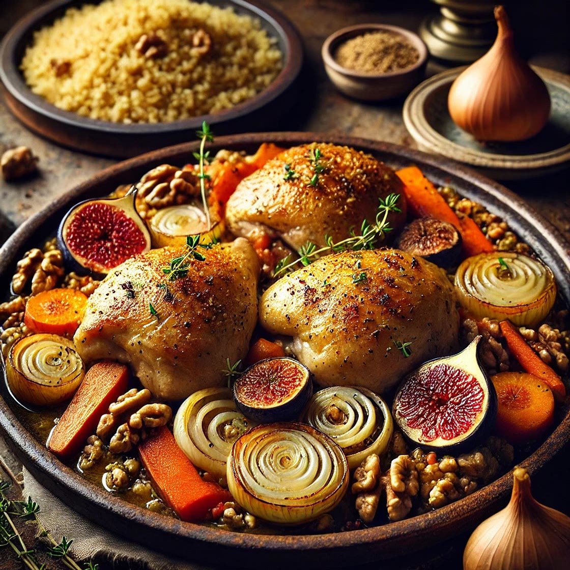 Poulet aux figues