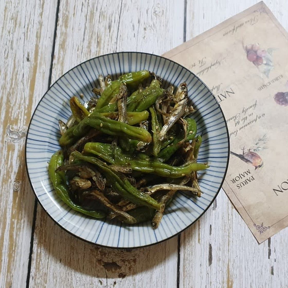 꽈리고추로 맛있게 멸치고추조림 만들기