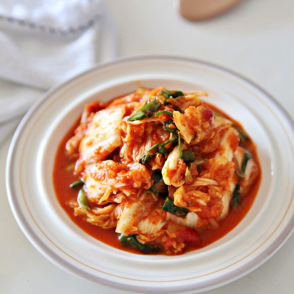 알배추김치 양념 맛김치 여름 배추김치 만들기