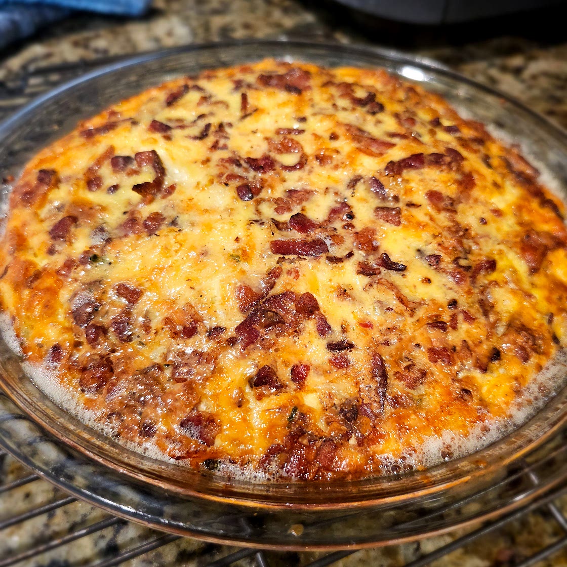 Bacon, Boursin & Broccoli Frittata
