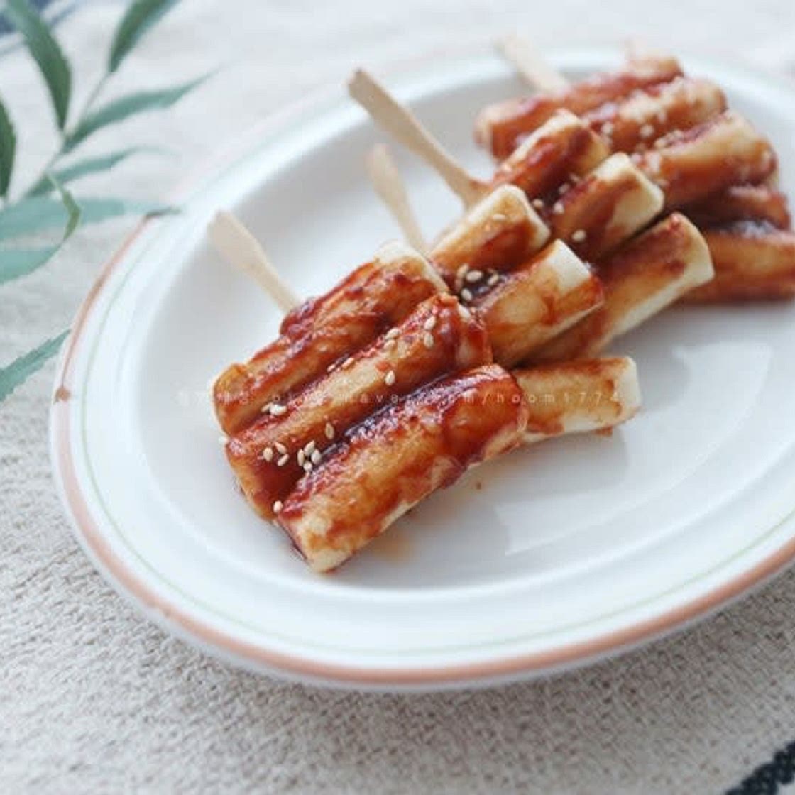 떡꼬치만들기