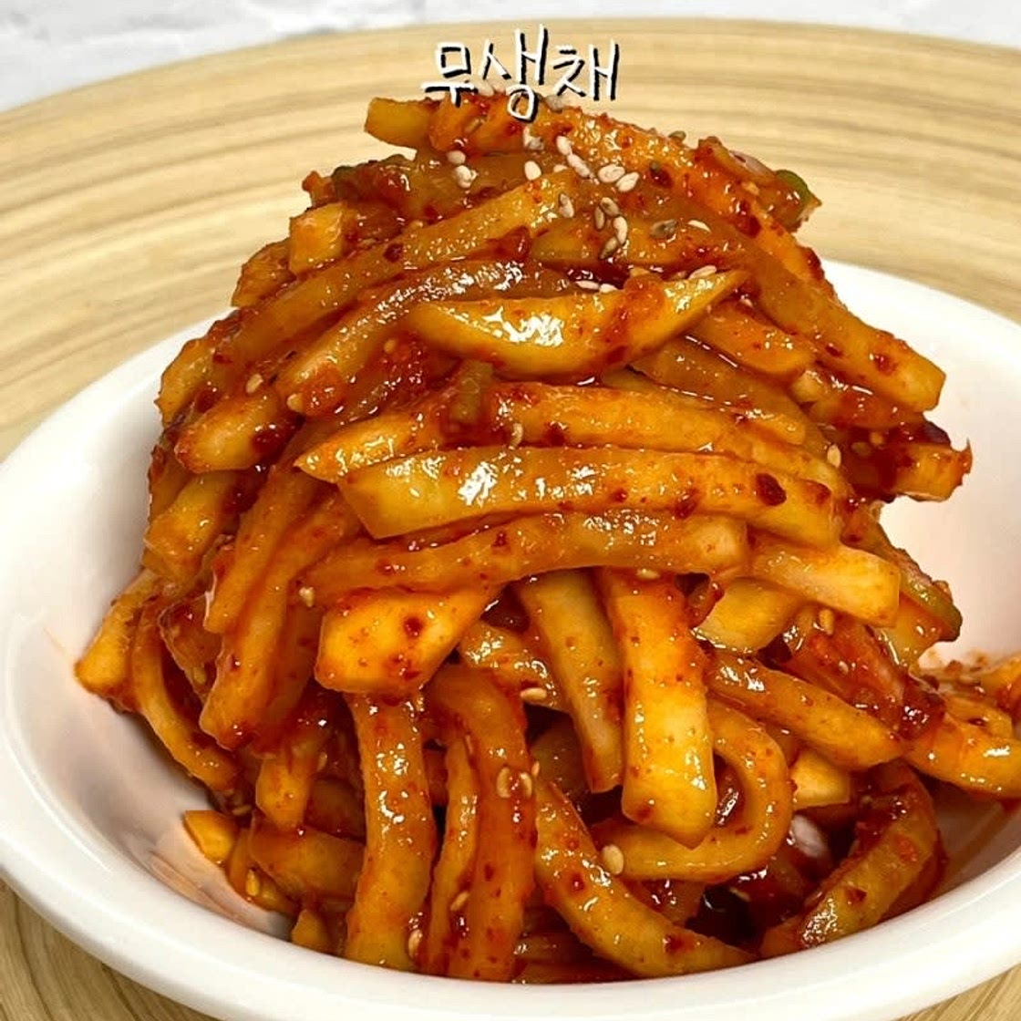 꼬들꼬들 무생채 만드는법 무생채양념 레시피 무김치 보쌈무김치