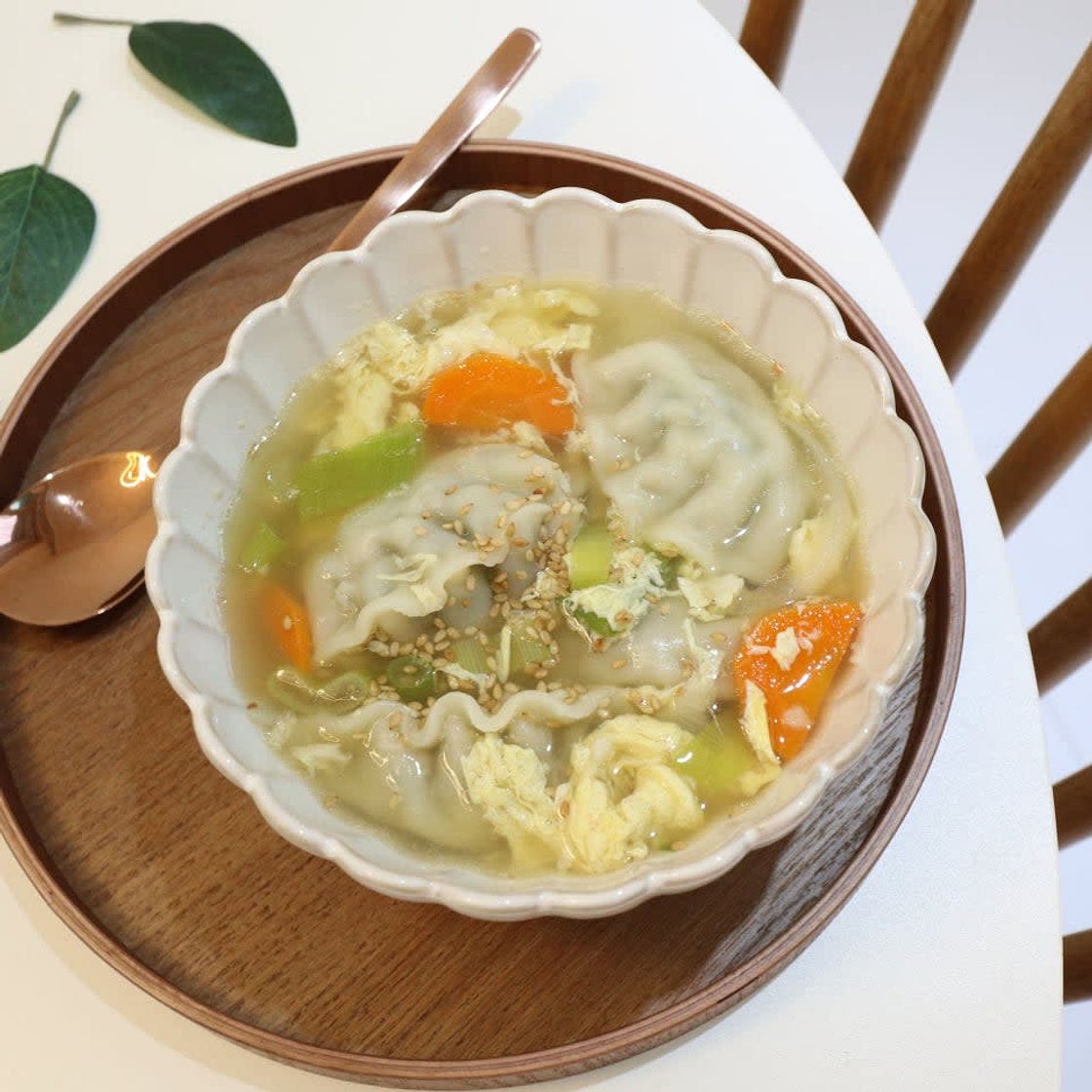 만두국 끓이기