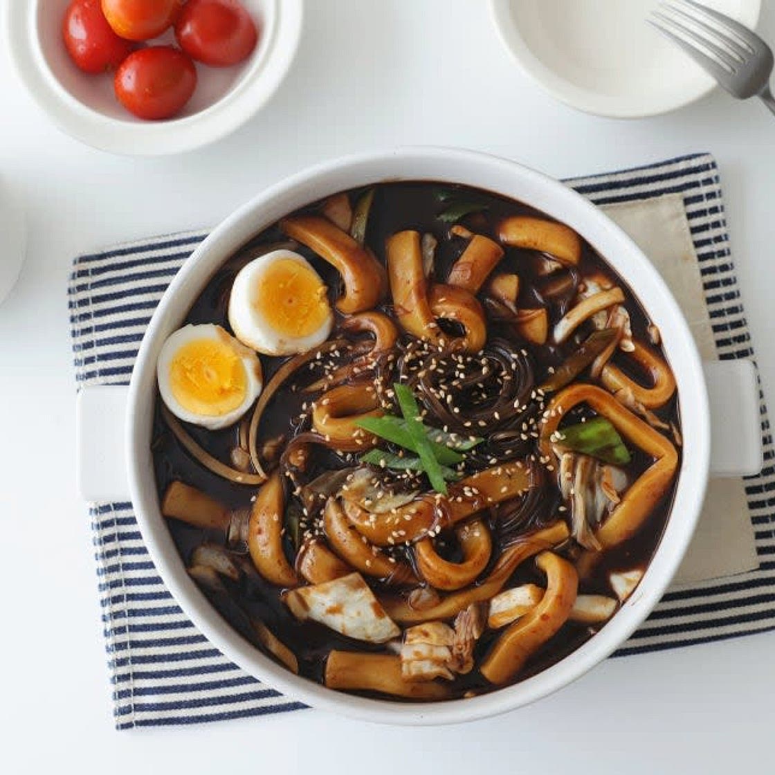 짜장떡볶이 만드는법 짜장가루떡볶이 떡볶이양념 아이간식