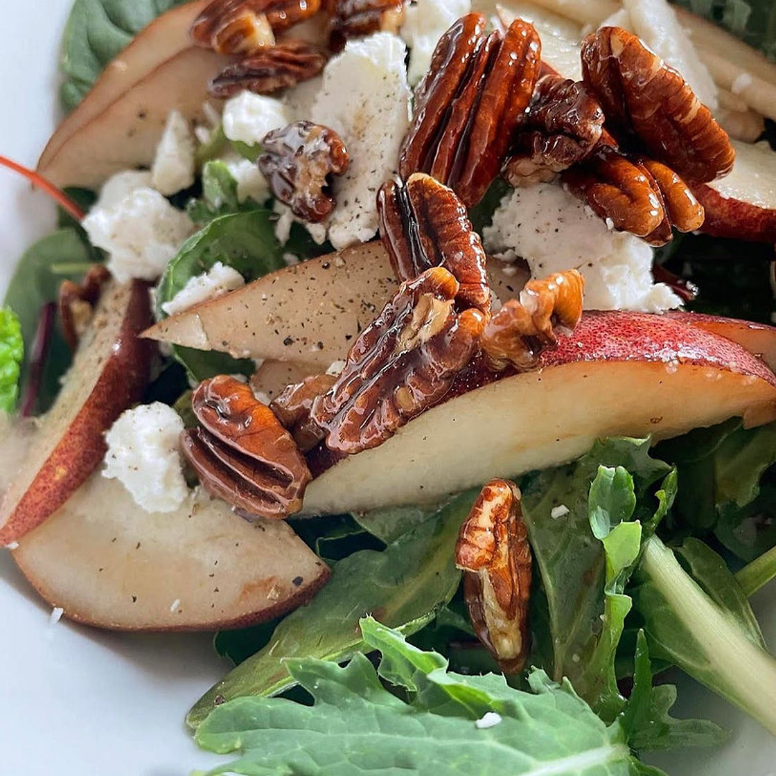 Pear and Goat Cheese Salad