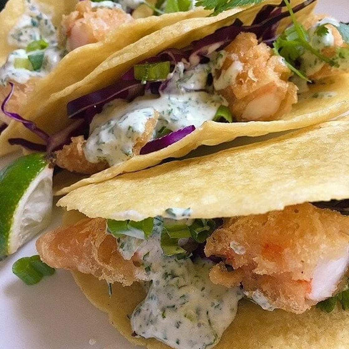 Tequila Shrimp Street Tacos