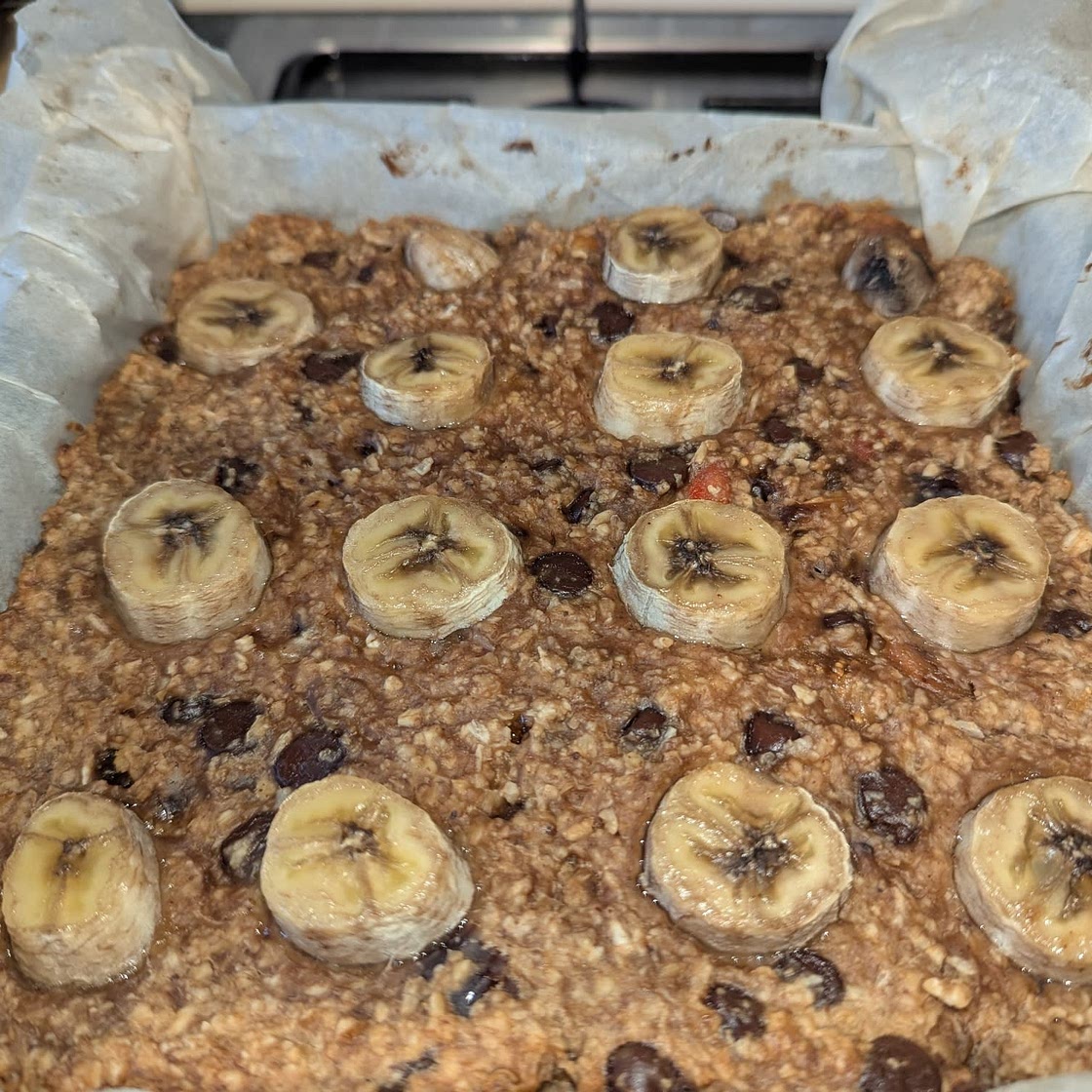 Healthy Banana Flapjacks