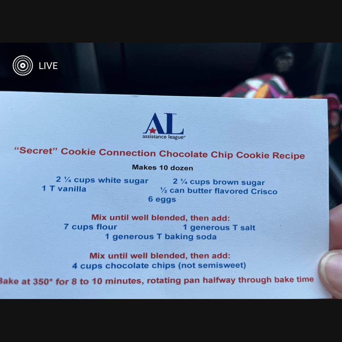 Assistance League Cookies