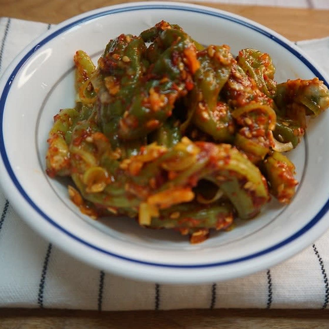 쫀득한 꽈리고추찜 레시피
