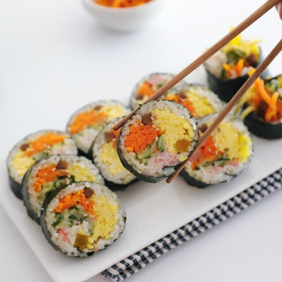 오이김밥 맛있게 싸는법 당근계란지단김밥 집김밥 야채김밥 만들기