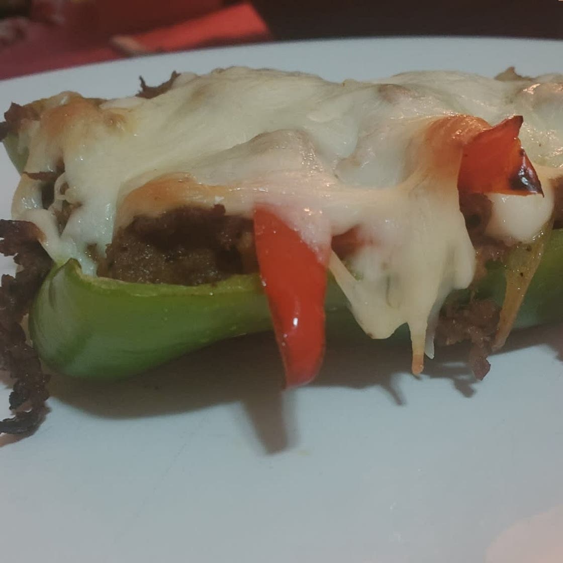 Philly Cheesesteak Stuffed Peppers
