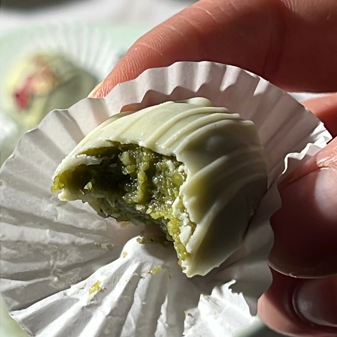 Super Fudgy Pistachio & Matcha Bites