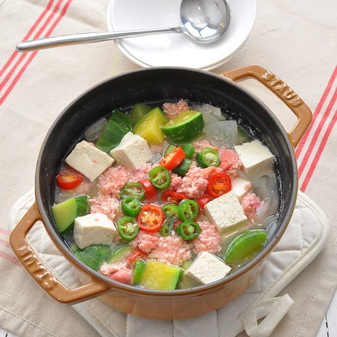 명란두부찌개