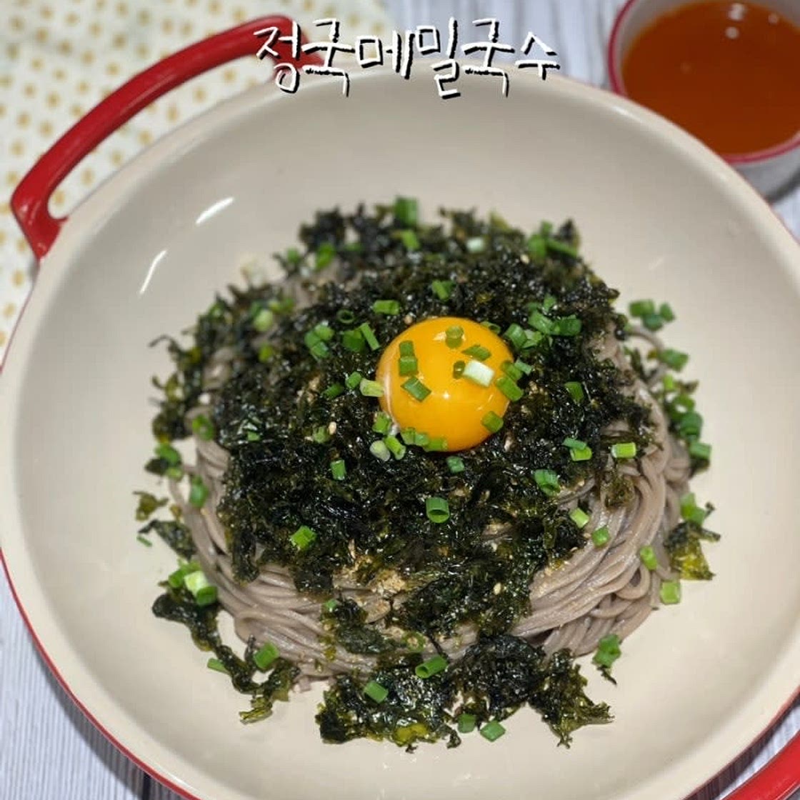 정국메밀국수 레시피 불마요 들기름 메밀 막국수 만들기