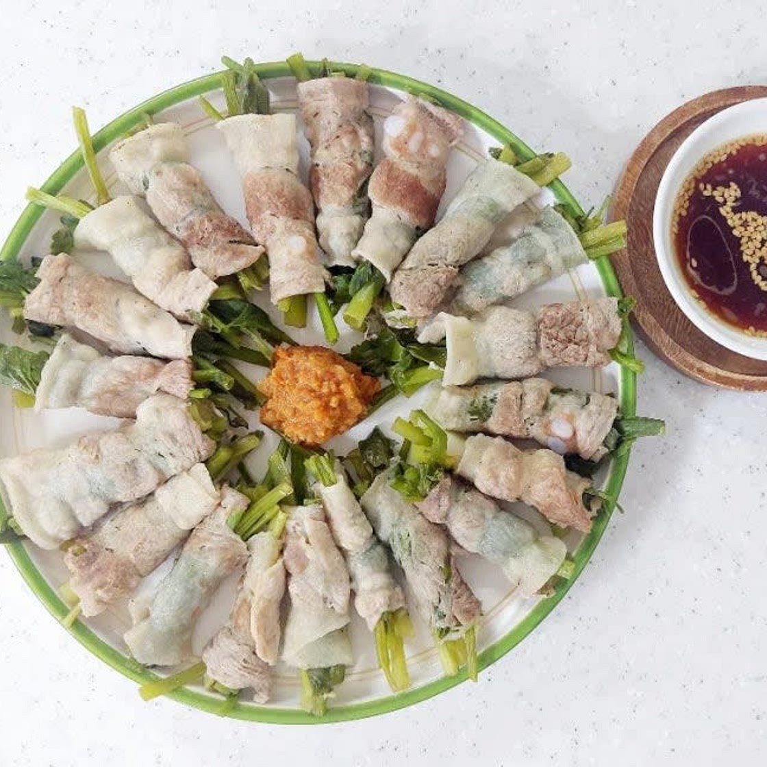 미나리 대패삼겹살찜 만들기 미나리 대패삼겹살말이 찜 레시피
