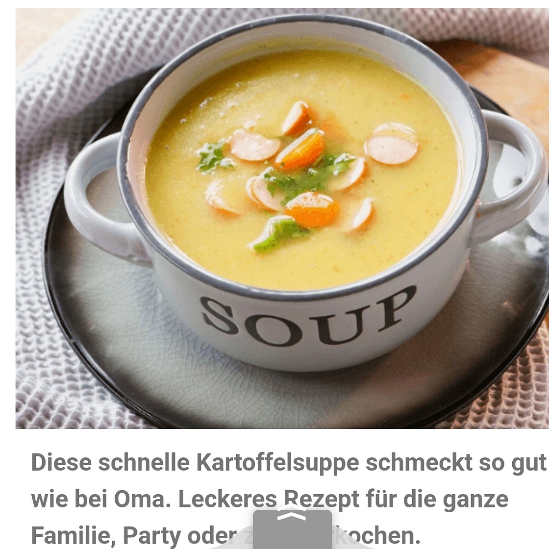 Kartoffelsuppe