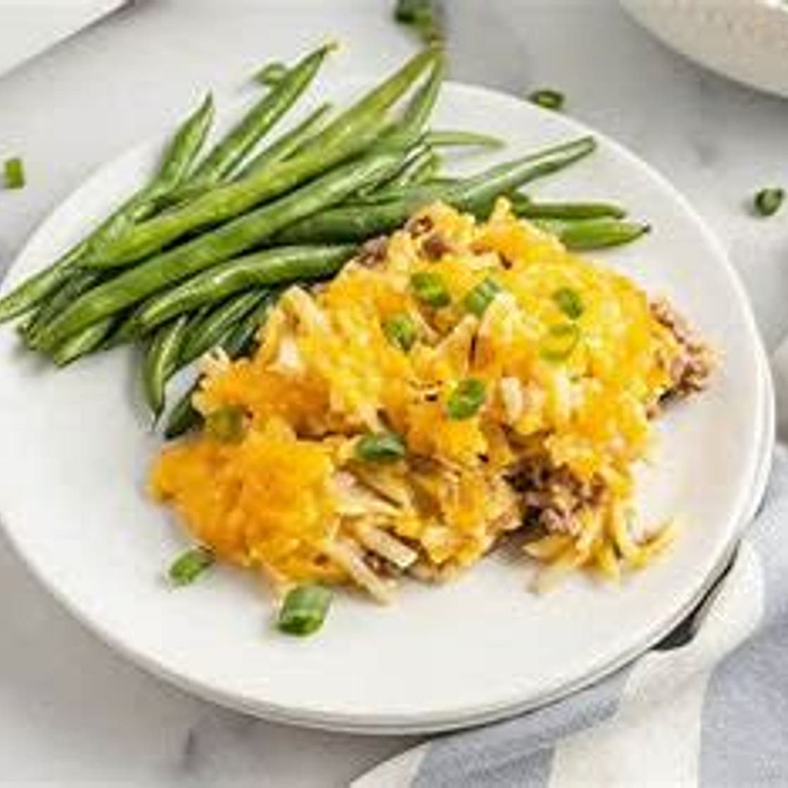 Beefy Hash Brown Casserole