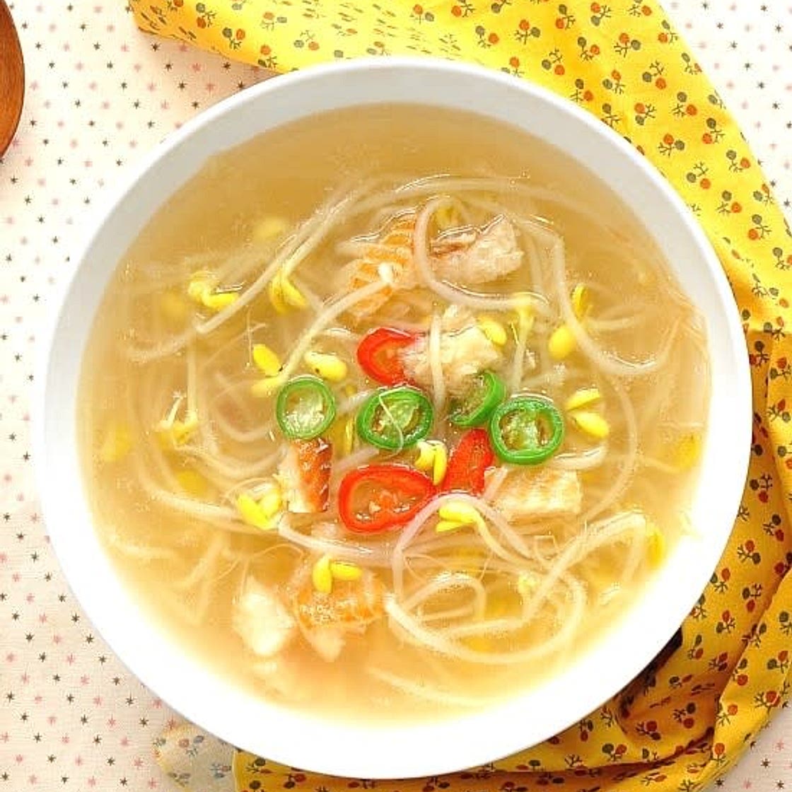 황태콩나물국
