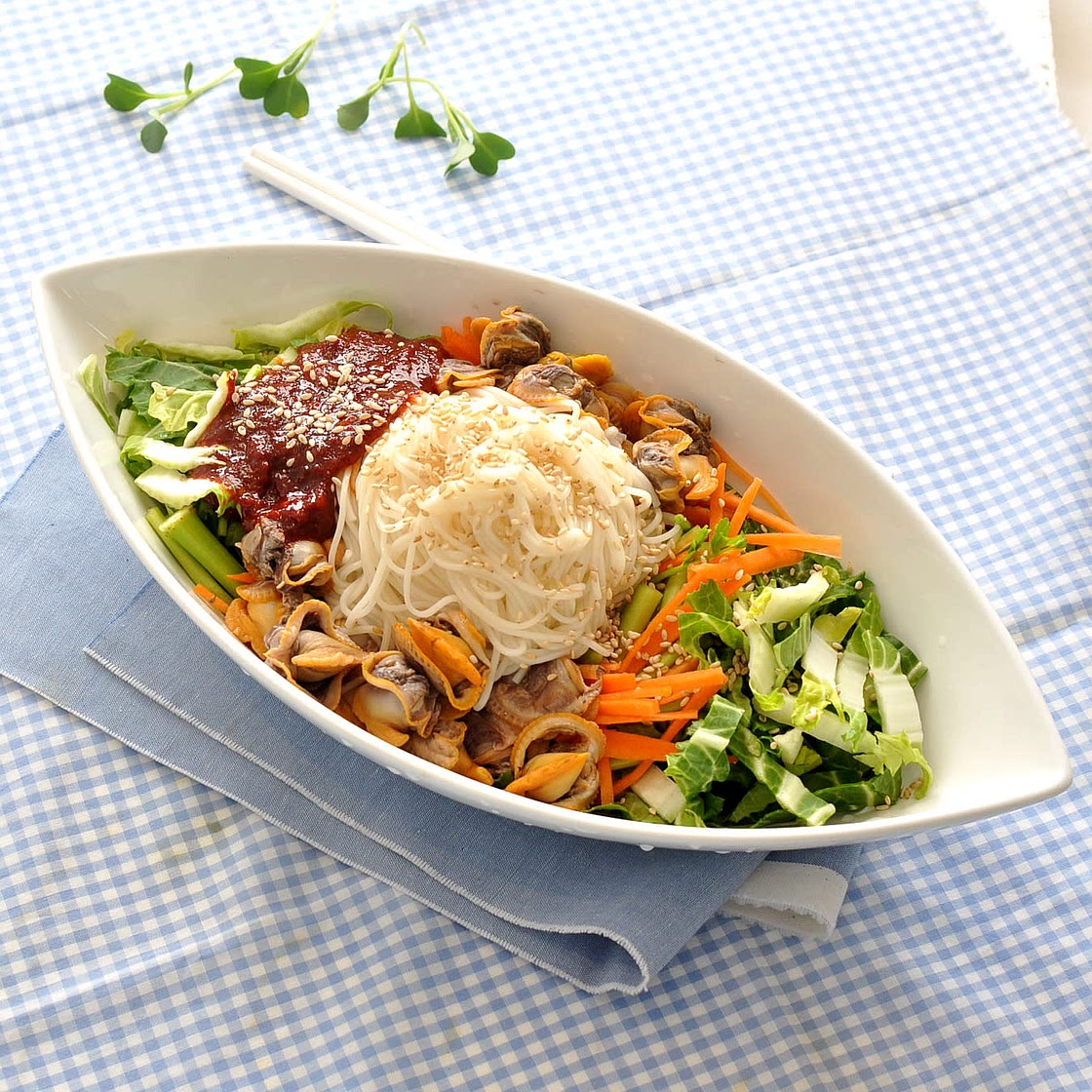 꼬막된장비빔국수