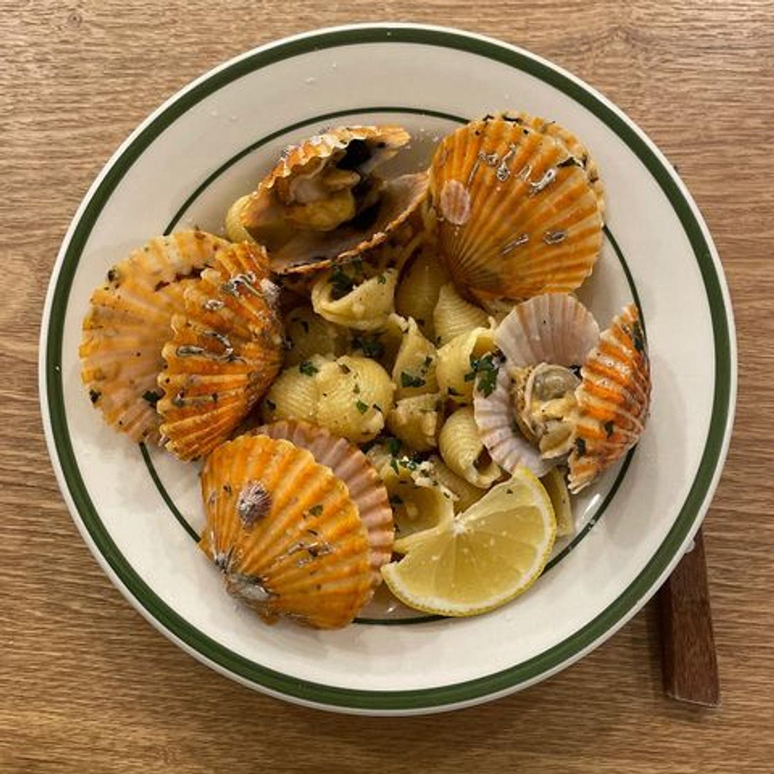 가리비 콘킬리에 파스타🐚👩🏻‍🍳