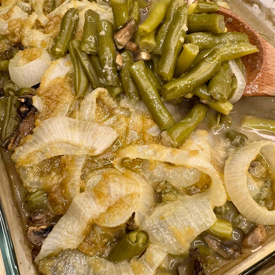 Gluten-Free Dairy-Free Green Bean Casserole (Healthy and Easy)