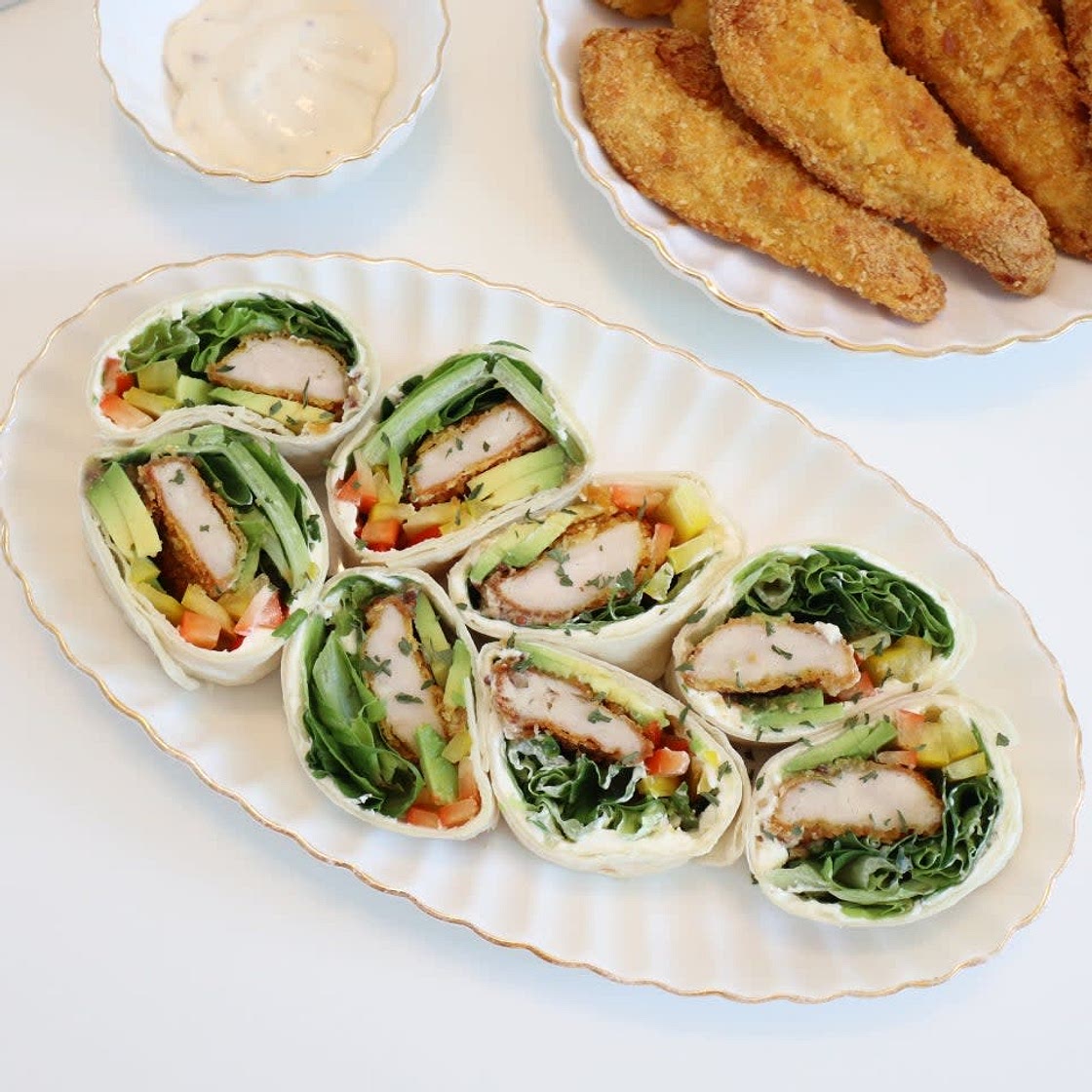 아보카도 치킨랩 만들기