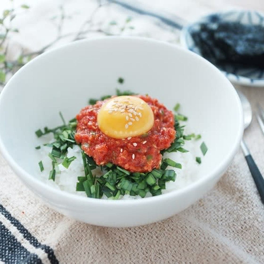 명란젓비빔밥 만들기