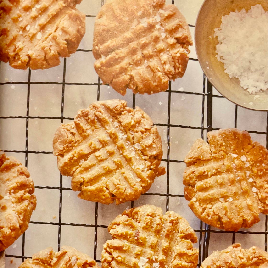 Keto Salted Peanut Butter Cookies