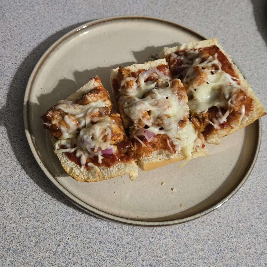 BBQ Chicken French Bread Pizza