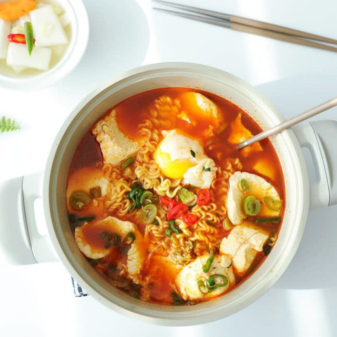 순두부열라면  해장라면 라면 맛있게 끓이는법 순두부요리 매운라면