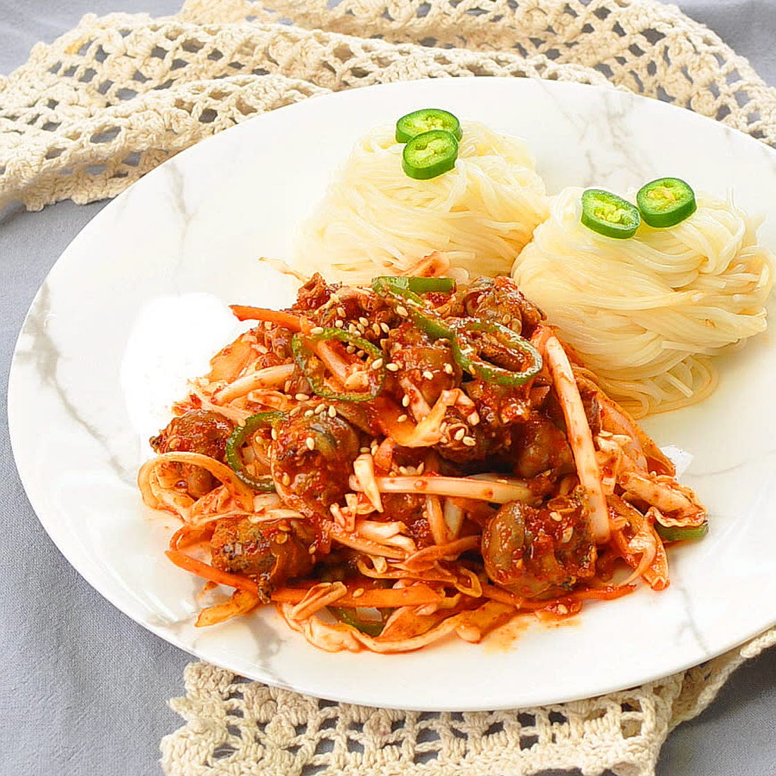 간단골뱅이무침